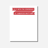 Do it with the confidence notepad