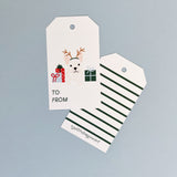 French Bulldog Holiday Gift Tag Set