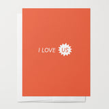 I Love Us Card