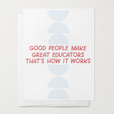 Great Educator Appreciation Card
