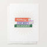 Literally Best Grandma Ever Greeting Card