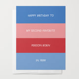 1989 Birthday Card