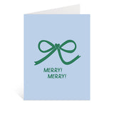 Merry Merry Bow Holiday Card