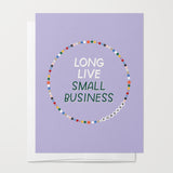 Long Live Small Business Greeting Card
