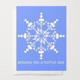 Eras Tour Snowflake Greeting Card