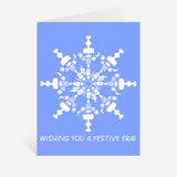 Eras Tour Snowflake Greeting Card