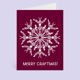 Merry Craftmas Holiday Greeting Card