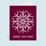 Merry Craftmas Holiday Greeting Card