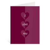 I Love You Greeting Card