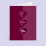I Love You Greeting Card