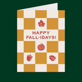 Happy Fall-idays Greeting Card