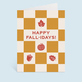 Happy Fall-idays Greeting Card