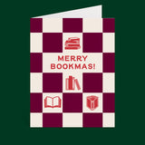 Merry Bookmas Holiday Greeting Card