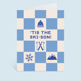 'Tis The Ski-Son Holiday Greeting Card
