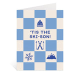 'Tis The Ski-Son Holiday Greeting Card
