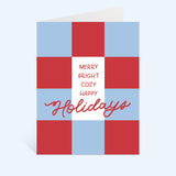 Merry + Bright Holiday Greeting Card