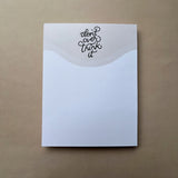 Don't Overthink It Notepad