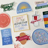 Literally Obsessed With Books Vinyl Sticker