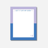 Lavender Desk Notepad