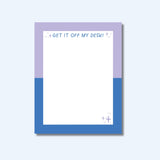 Lavender Desk Notepad