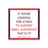 Support Small Business Sticker