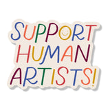 Support Human Artists Sticker