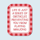 Mahjong Obstacles Funny Sticker