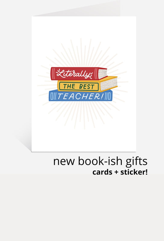 new book-ish cards and gifts