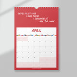 2025 Eras Wall Calendar