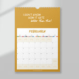 2025 Eras Wall Calendar