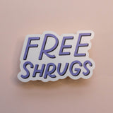 Free Shrugs Sticker