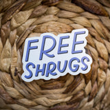 Free Shrugs Sticker
