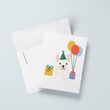 French Bulldog Birthday Card