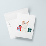 french bulldog holiday christmas card small business