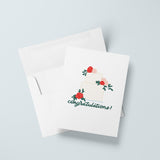 Congratulations Wedding Cake Card