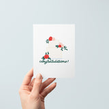 Congratulations Wedding Cake Card