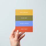 To My Favorite Person Born Today Happy Birthday Card