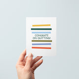 Congrats On Quitting Card