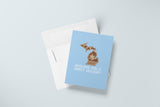 Have A Sweet Holiday Michigan Gingerbread Greeting Card