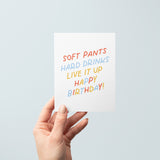 Live It Up Birthday Card