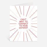 funny  anniversary greeting card by just follow your art small business
