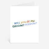 Will You Be My Grooms-Person? Card | Wedding Party Card, Inclusive Cards