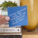 Mediocre White Man Sticker