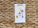 French Bulldog Birthday Gift Tag Set