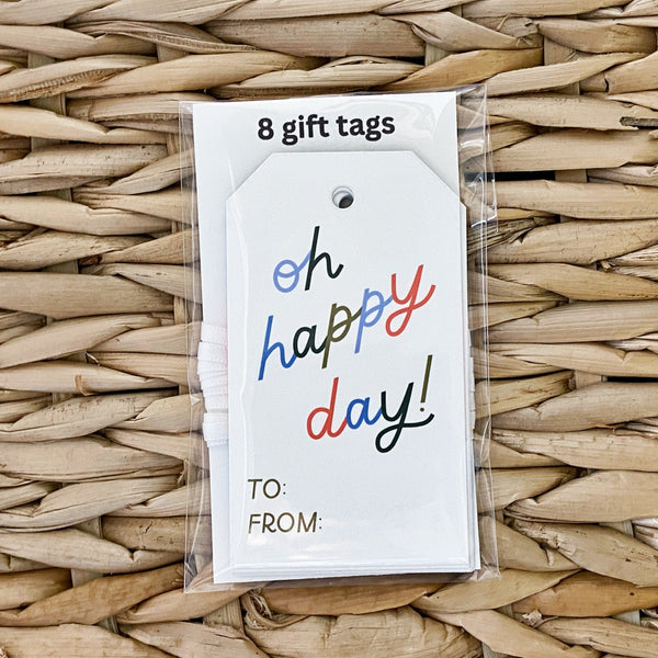 Oh Happy Day Gift Tag Set