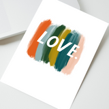 Love Rainbow Card