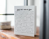 Yay Lets Celebrate Your Word Search Card