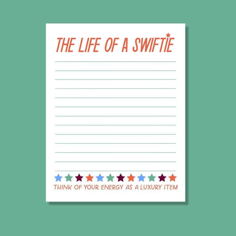The Life Of A Swftie Notepad