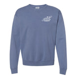 Be A Good Human Crewneck Sweatshirt · Saltwater Blue