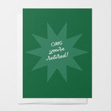OMG You're Retired! Greeting Card